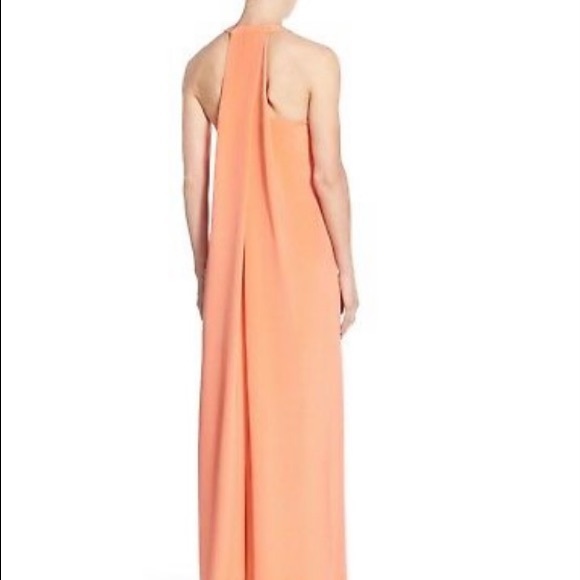 Kobi Halperin Penelope Silk Maxi Dress XL Orange - Picture 3 of 5